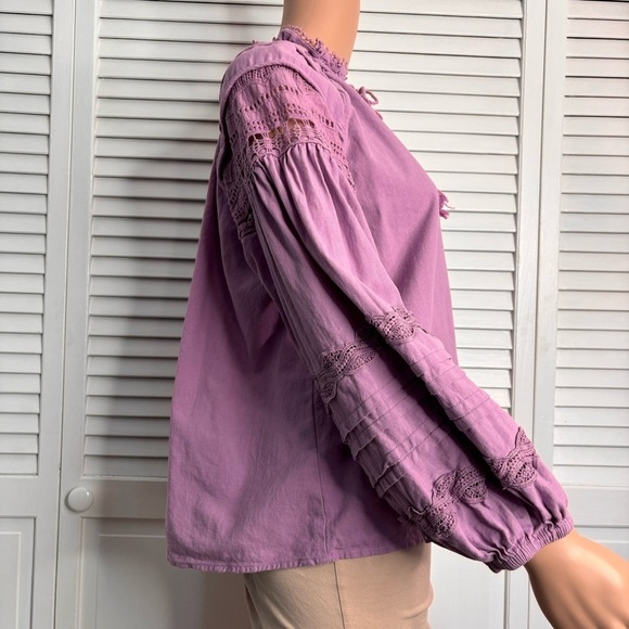 SUNCOO PARIS Mauve Luna Blouse Size Medium - Picture 4 of 8